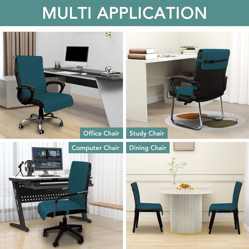 Easy-Going - Funda reversible para silla de oficina, resistente al