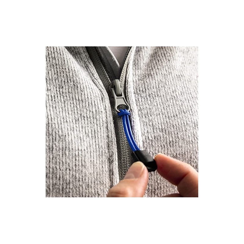 12 x Zipper Pulls – Blue 6cm Tie On Zip
