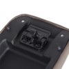ANTUKO Oak Tan Car Leather Front Center Console Armrest Lid