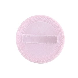 Ipetboom Loose Powder Puff Sponges with Round Shape 10pcs Makeup Powder Puff with Gentle Rayon Ribbon for All Skin Types Random Color