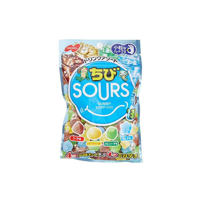 Nobel Chibi Sours Drink Assort, 2.8 oz (80 g)
