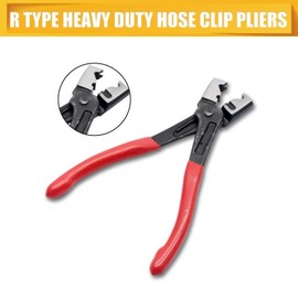 TOTMOX - Clamps, R Type Hose Clamps, Heavy Duty Clips, Reusable, Flexible Strength, Durable Hose Clamps, Removable Small Snap Ring, Labor Saving Artifact