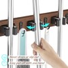 OUTNILI 2 Pack Mop Broom Holder Wall Mount with 3