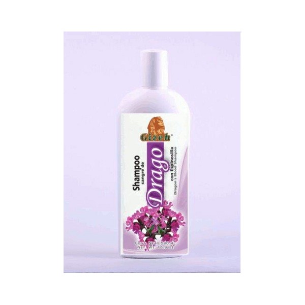 PRODUCTOS GIZEH SHAMPOO SANGRE DE DRAGO CON ESPINOSILLA 500ML.