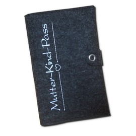 Deluxe Maternity Pass Cover with Extra Compartments and Closure Made from 100% Wool Felt Made in Germany in Various Sizes and Colours