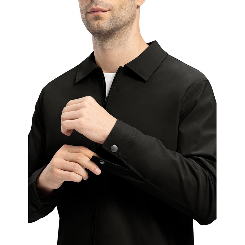 TBMPOY Men's Lightweight Jackets Casual Windbreaker Stylish Light Fall Spring