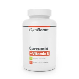 GymBeam GymBeam Kurkuma Kapseln mit Vitamin E C Kurkumin-Kapseln zur Untersttzung der Zellgesundheit und zum Schutz vor oxidativem Stress, Nahrungserg?nzungsmittel, vegan, 90 caps