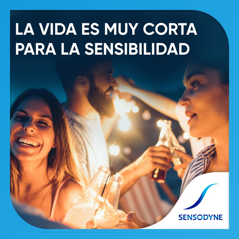 Sensodyne Täglicher Schutz für Zahnpasta, Entlastung für empfindliche Zähne, langanhaltender