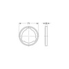 Grohe 27180000 Rainshower Spacer Disk for Misalignment caused by Existing