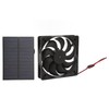 Outdoor Solar Panel Fan Kit Monocrystalline Silicon for Caravans Campers