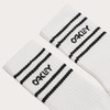 Oakley Mens Icon B1B Socks 2.0, White/Black, Large