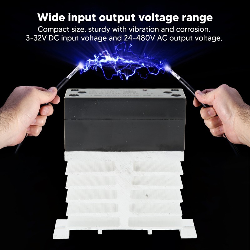 Solid State Relay SSR 3‑32V DC Input to 24‑480V AC