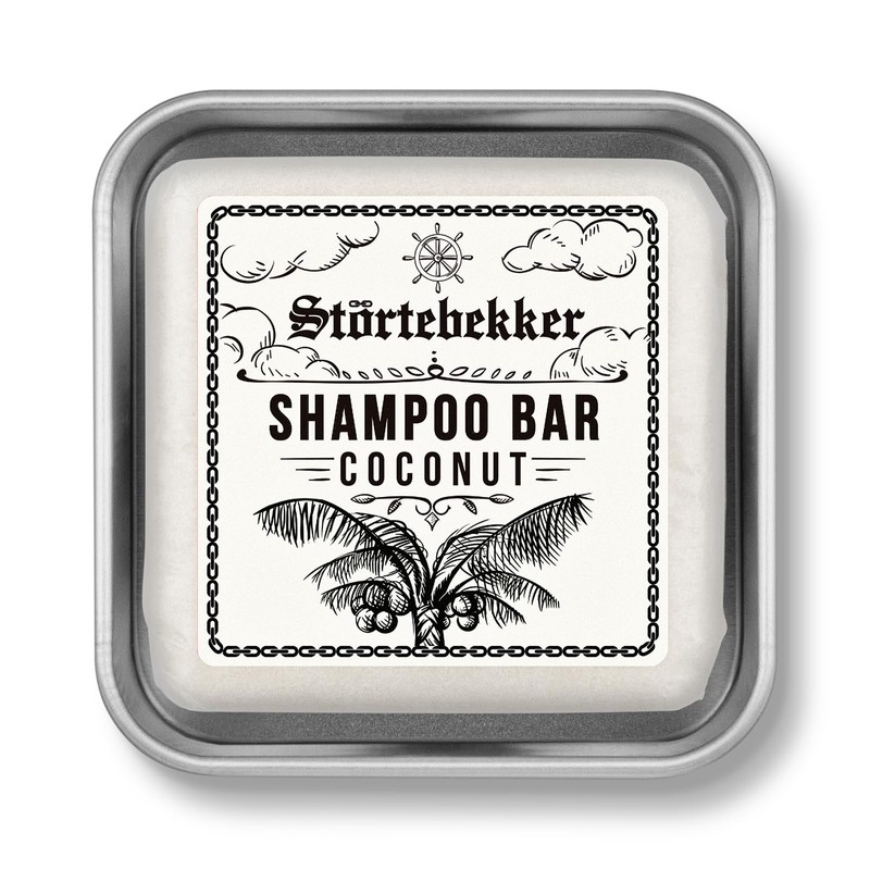 Störtebekker® Premium Solid Shampoo Coconut - Handmade Vegan Shampoo for