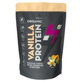 Hylife Nutrition - Organic Protein Powder - Vanilla Vegan Protein Powder (450g - 15 Servings) Natural Powdered Ingredients, No Artificial Sweeteners, Dairy, Gluten, Soy Free, Pea Protein