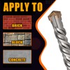 10 Pack 15/32 inch x 4.33 inch SDS Plus Rotary