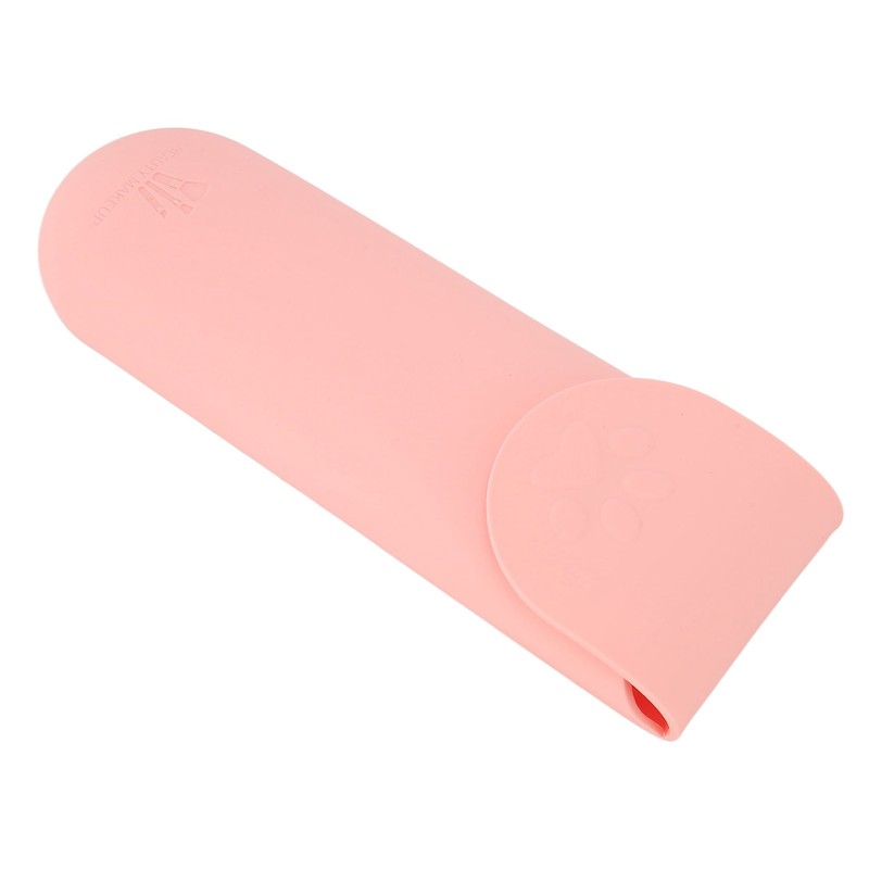 Silicone Makeup Organizer Waterproof Dustproof Portable Large Capacity Soft Flip