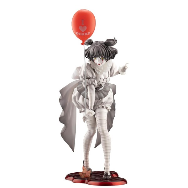 IT/It When You See It,It's Done.Horror Bishoujo Pennywise (2017) Monochrome