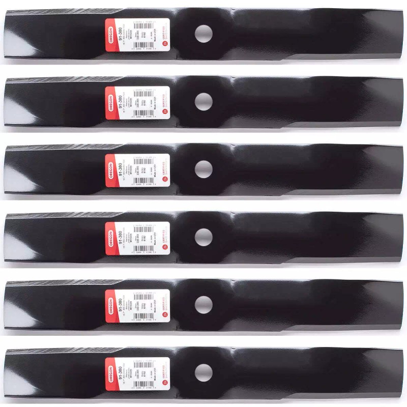 Oregon 791-380 Mulching Blades for 54" John Deere M114582, M115329,