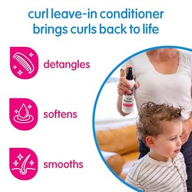 SoCozy Curl Leave-In Conditioner - Detangles and Restores Curls While Infusing Them with Moisture for Shiny, Soft Curls - Sweet Pea Scent, 8 Fluid Oun