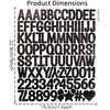 YIKTUNQ 480 Pieces Letter Stickers, 1 in Waterproof Letter Number