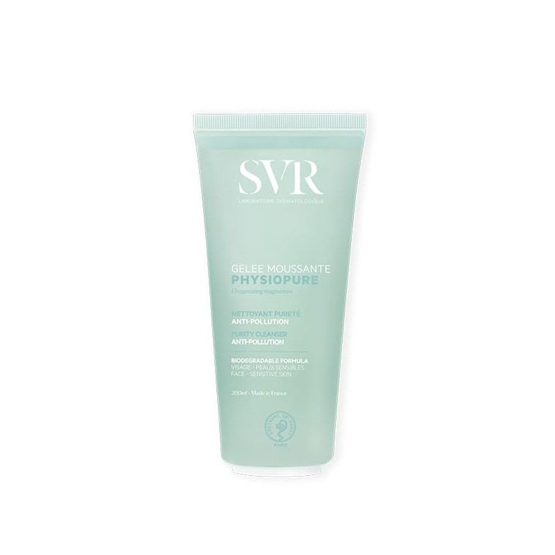 SVR Physiopure Gel Moussant Limpiador Desmaquillante, 200 ml