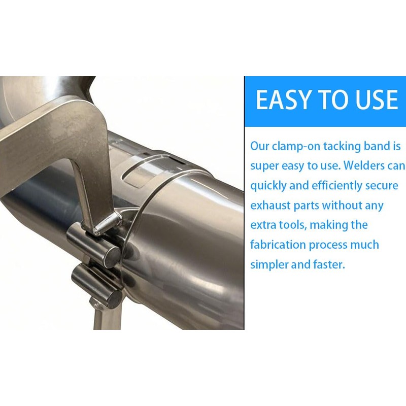3.5 inches Stainless Steel Exhaust Tack Welding Clamp-On Kit |