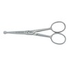 Straight Scissors with Lenses Rose Line Stainless Steel