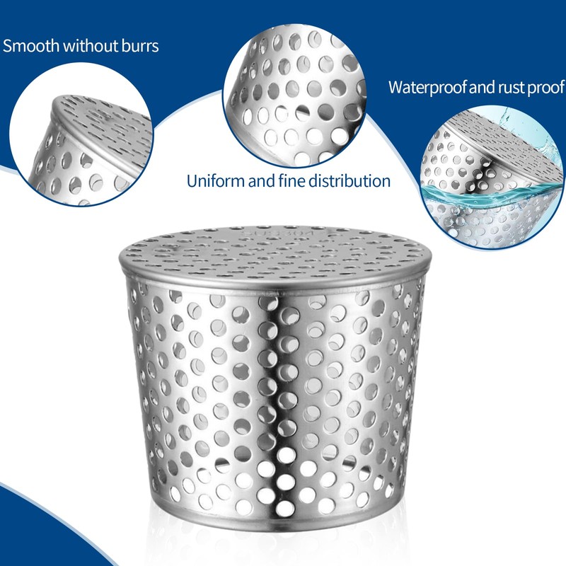 Gutter Leaf Guard Stainless Steel 100 mm, Leaf Catcher Downpipe