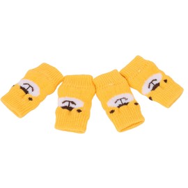 Generic Dog Elbow Protector - 4PCS Highly Elastic PET Leg Warmers for Dogs Cats | Joints Protection WRAP (S)