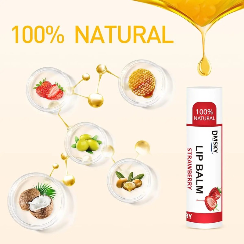 Bálsamo Labial Hidratante Natural Con Vitamina E Y Coco -