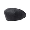 Peaky Blinders Newsboy-Style Flat Cap - Schwarze Nadelstreifen