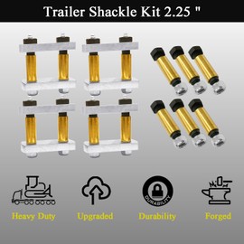 LLANNDER Heavy Duty Shackle Upgrade Kit Trailer Shackle kit 2.25" Shackles Tandem Axle Replaces UO12-016