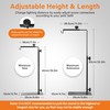 Simple Deluxe Reptile Light Stand Adjustable 16-32 inch Floor Lamp