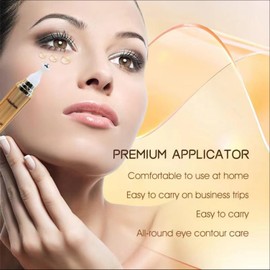 Retinol Eye Cream for Puffiness and Bags Under eyes Treatment Nicotinamide to Repair Fine Lines and Wrinkles Under the Eyes Dark Circles,360° Roller Massage Ball