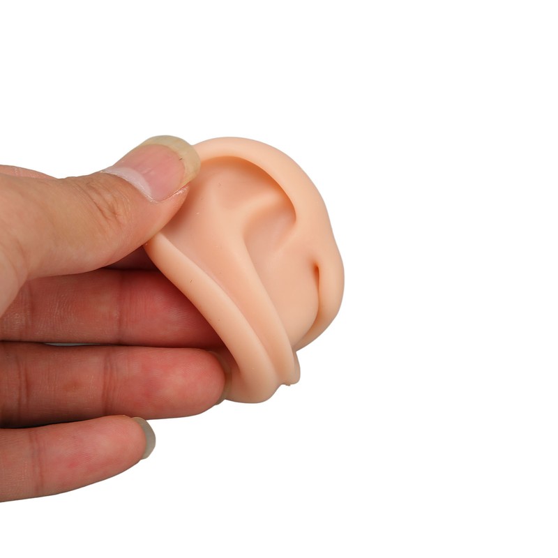 Silicone Ear Model Novice Simulated 3D Nose and Mouth Model