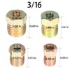 WFLNHB 25 Ft. 1/4 and 3/16 Zinc-Coated Brake Line Tubing