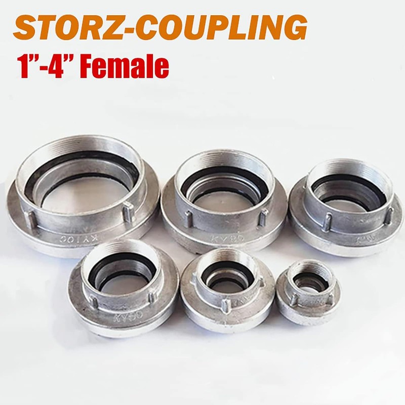 Storz Coupling 4 Inch Aluminium Coupling with Internal Thread Pressure