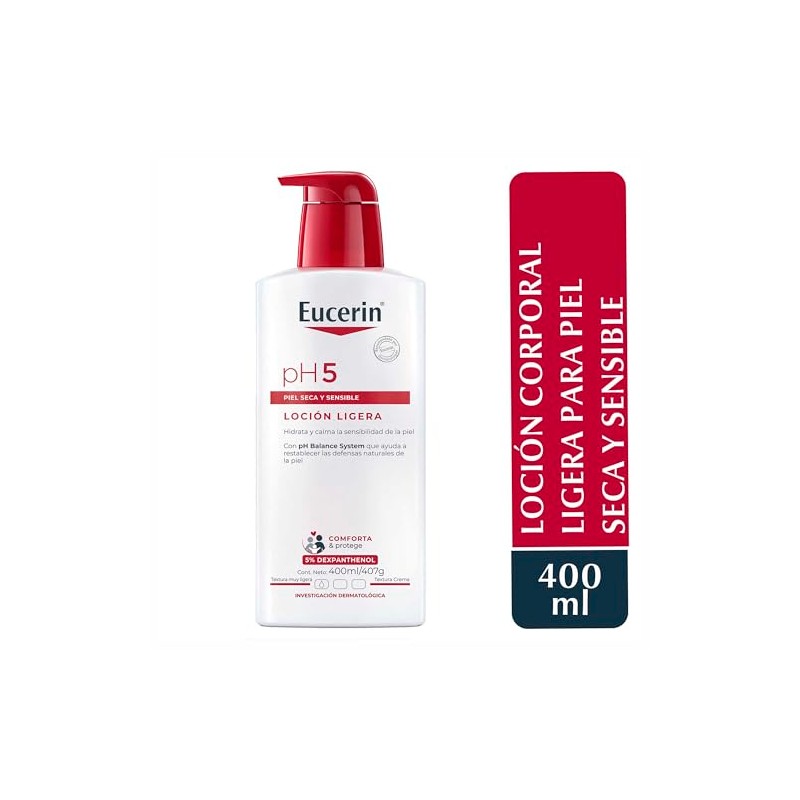 Eucerin Ph5 Crema Corporal Para Piel Sensible O Seca, 400