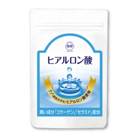 (Official) Wakasa Lifestyle Hyaluronic Acid Supplement (Formulated with nano-hyaluronic acid that absorbs 19 times more efficient), Collagen, Low Molecular Hyaluronic Acid Blend, 31 Capsules, 1 Month Supply
