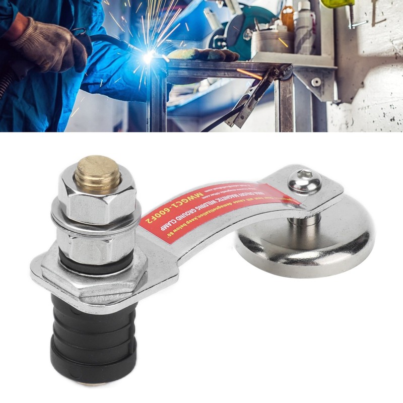 Magnetic Welding Ground Clamp Holder Grounding Magnet Connector Strong Magnetism