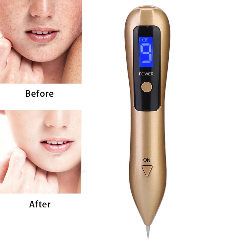 USB LED Freckle Skin Spots Mole Removal Pen Beauty Skin