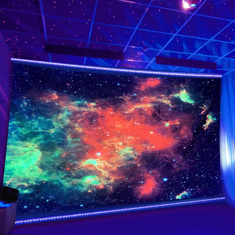 PSYHILAR Black Light Posters for Adults and Teens Blacklight Galaxy