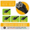 [6-Feet] 12AWG 15 Amp Household AC Plug to 20 Amp