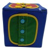 Cubo Montessori De 20x20 Cm, De Lona, Material Didáctico.