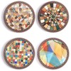 Bohemian Pattern Drink Coasters - Round Drinks Absorbent Stone Coaster