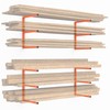 WALMANN Garage Wall Mounted Lumber Storage Rack, Overhead Heavy Duty