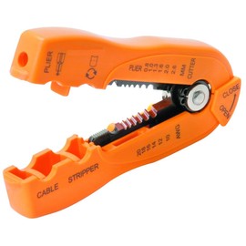 Pocket Size Adjustable Blades Wire and Cable Stripper for Precise Works Perfect stripping 0.8-2.6 Lengths to fit Connectors