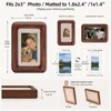 Natural American Black Walnut Wood Picture Frame, 2x3 Inch