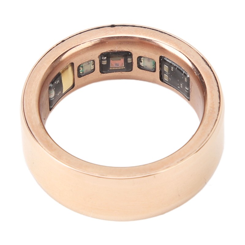 Smart Ring Pink Gold Sleep Monitor Health Tracker Waterproof Aluminum