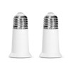 SumVibe E26 Socket Extender, 5CM/1.97 Inch Extension Adapter, 2-Pack